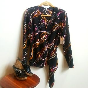Nine West NWT wrap blouse NWT